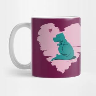 Tiny t-rex loves you Mug